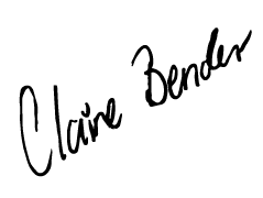 Claire Bender signiture
